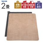 ホットカーペット 2畳用 本体 カーペットカバー付き セット 電気カーペット ラグマット付き TEKNOS テクノス TCW-2002MF