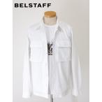 ベルスタッフ BELSTAFF オーバーシャツ/ストレッチシアサッカー/CASTER SHIRT ホワイト bel480412