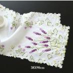  лаванда. цветок вышивка скатерть-раннер 40×90cm #915