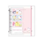 サンリオ SUKIPETAシールバインダー サンリオキャラクターズ シール台紙10枚入り Sanrio シール バインダー 6穴 スキペタシールバインダー クラックス 133035