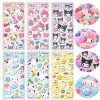  Sanrio моти pnyu~ стикер .... наклейка Hello Kitty черный mi Pom Pom Purin Cinnamoroll My Melody Pochacco k Lux 