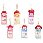 サンリオ マスコット付きクリアケース いちご新聞50周年 クリアケース ポーチ ハローキティ マイメロディ ポムポムプリン シナモロール クロミ ポチャッコ