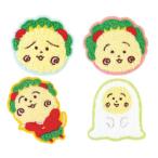 ショッピングモコモコ コジコジ モコモコ刺繍ステッカー ワッペン アップリケ アイロンワッペン 刺繍ワッペン ステッカー シール アイロン ティーズファクトリー