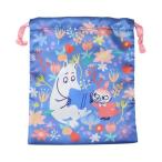 Moomin лента мешочек сумка мешочек . цветок поле .книга@ атлас ткань little miiMOOMIN сумка мешочек .. данный . пара line приятный . еда ланч полиэстер 100% MM3157