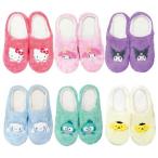  Sanrio боа салон тапочки Hello Kitty тапочки салон обувь защищающий от холода My Melody рукоятка gyo Don черный mi Cinnamoroll офис офисная работа место женский 