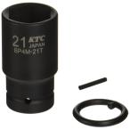 京都機械工具(KTC) 12.7mm (1/2インチ) インパクトレンチ ソケット (セミディープ薄肉) 21mm BP4M21TP