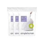 simplehuman код G Perfect Fit мусорный пакет 30L / 60 пакет CW0257