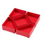 若泉漆器 重箱用仕切 7.5寸校倉重用A仕切朱 H-158-21 -