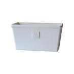  Hachiman .., eko посадочная машина / цветочный горшок угол широкий 240 белый [papie(Hachiman gardens:papier)]