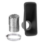 HWThiro world tray do воздушный впуск канал воздухоочиститель машина универсальный aluminium .. модель турбо воздушный воронка шланг воздуховода ( прямоугольник )