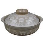 ショッピング土鍋 撥水セラミックコーティング土鍋 三島土鍋 日本製 萬古焼 内山製陶所 (三島, 9号 3-5人用)