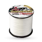 Ashconfish 釣りライン 500m 単色 ホワイト