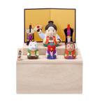 [ лекарство . обжиг в печи ] кукла для празника мальчиков сделано в Японии край .. .. Mini compact ладонь размер керамика .. персик Taro ( место хранения . коробка шт. есть )