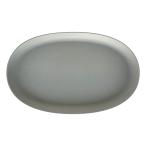  Hachiman .. eko pot / eko plate овальный 490 серый [a-bruHachiman gardens:arble] 243212 сделано в Японии 