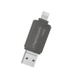 [Apple MFi認証] 128G Lightning to USB3.0 フラッシュドライブ メモリースティック 電話ストレージメモリ サムドラ