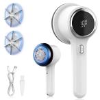 ショッピング毛玉取り 【2025アップグレード版 人気】Mucuru 毛玉取り けだまとり 電動 毛玉クリーナ LCD液晶ディスプレイ付き 3段階のスピード調整 強力な6