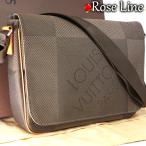 『限定一点』【新品同様】Louis Vuitton ダミエジェアン プチメサジェ ショルダーバッグ 鞄 テール DAMIERGEANT メンズ レディース M93617
