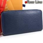 【美品】Louis Vuitton エピ ジッピーウォレット 長財布 アンディゴブルー 紺 青 小銭入れ 札入れ EPI WALLET メンズ レディース M61873