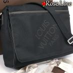 【新品同様】Louis Vuitton ダミエジェアン メサジェNM ショルダーバッグ 鞄 ノワール 黒 DAMIERGEANT メンズ レディース ジュアン M93225