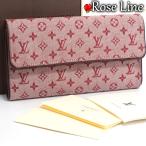 【美品】Louis Vuitton モノグラムミニ スリーズ 赤 インターナショナル 長財布 小銭入れ 札入れ MONOGRAM メンズ レディース M92244