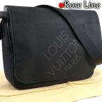 【極美品】Louis Vuitton ダミエジェアン プチメサジェ ショルダーバッグ 鞄 ノワール 黒 廃盤 メンズ レディース カード M93618