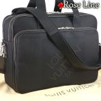 『限定一点』【新品同様】Louis Vuitton ダミエジェアン アソシエGM ショルダーバッグ 鞄 ノワール 黒 DAMIERGEANT ビジネス PC N58035