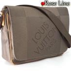【美品】Louis Vuitton ダミエジェアン プチメサジェ ショルダーバッグ 鞄 テール DAMIERGEANT メンズ レディース ジュアン 廃盤 M93617