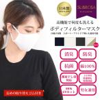 ボディフィルター マスク 日本製 男女兼用 レディース メンズ 在庫あり 個包装 洗える 抗菌 防臭 布製 布 綿100％ コットン ゴム 単品 大人用マスク mail