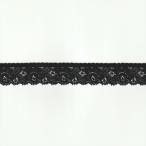  стрейч кружевное полотно черный ширина 27mm нейлон полиуретан / cut продажа ручная работа DIY рукоделие для аксессуары ткань одиночный товар гонки [post]