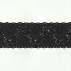  стрейч кружевное полотно черный ширина 63mm нейлон полиуретан / cut продажа ручная работа DIY рукоделие для аксессуары ткань одиночный товар гонки [post]