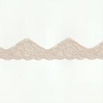  стрейч кружевное полотно бежевый ширина 40mm нейлон полиуретан / cut продажа ручная работа DIY рукоделие для аксессуары ткань одиночный товар гонки [post]