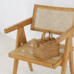 アタバッグかごバッグアタ編まれた高...