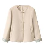 ショッピングリモートワークアクセサリー ジャケット カーディガン レディース 長袖 ショートジャケット アウター 前開き カジュアル キレイめ お母さん エレガント 春秋服