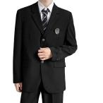 学生服 メンズ コスプレ 4点セット DK制服 長袖 男子高校生 衣装 スクール 制服 セット ブレザー スーツ ズボン 無地 ブラック
