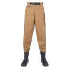 ウエストハイ 防水 ウェーダー 23.0-28.5cm 大きいサイズ 胴付長靴 胴長靴 レインブーツ ポケット付き 水産 水中作業 釣り