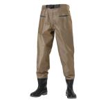 ナイロン製 ウェーダー 釣り 防水 ハイウェーダー 腰まで ヒップウェーダー 軽量 ポケット付き ウエストベルト 撥水 速乾 渓流 釣り