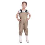 ウェーダー 子供 チェストハイウェーダー 胴付長靴子供 砂場着 こども オーバーオール フロントポケット 幼児 ジュニア 軽量 防水 防滑