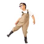ウェーダー 子供用 釣りウェーダー キッズ 胴長靴 胴長 透湿 完全防水 簡単脱着 胸ポケット 丈夫 軽い 透気性 伸縮ベルト 釣り 幼児