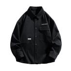  рубашка work shirt тяжелый to Vintage American Casual толстый рубашка жакет мужской одноцветный складывать воротник весна осень внешний casual . воротник удобный 