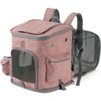 キャリーリュック 犬猫 拡張可能 ペットリュック ペットバッグ キャリーリュック 折りたたみ ペットキャリーリュック 大容量 通気性 旅行