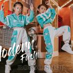 ダンス衣装 キッズ ヒップホップ HIPHOP チアガール 長ズボン 女の子 セットアップ ダンストップス ダンスパンツ ガールズ チア ジャズ