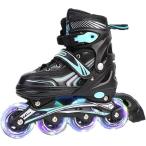  роликовые коньки ролик skate ролик обувь люминесценция PU leather "дышит" для мужчин и женщин девочка мужчина размер регулировка возможно начинающий предназначенный выносливость 
