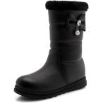 リボン スノーブーツ レディース ウィンターブーツ 防水 スノーシューズ ダウンブーツ ボア 防寒 スキー スノーボード 厚底 ブーツ