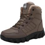 スノーブーツ メンズ ショート ブーツ スノーシューズ ウィンターブーツ スノトレ カジュアル 防水設計 スニーカー ブラック ハイカット