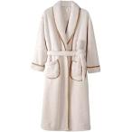 バスローブ ペアルック ナイトガウン 冬用 ルームウェア パジャマ レディース 厚手 もこもこ ブランケット ネグリジェ ロング丈 部屋着