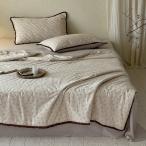 . ватное одеяло летний покрывало хлопок лен ... оборка имеется цветочный принт retro linen... скорость . "дышит" .... ощущение лето futon тонкий 