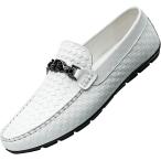 本革ビットローファーメンズ軽量モカ...