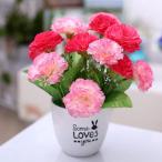 枯れない花 造花 インテリア カーネーション 太陽菊 蘭菊 ひまわり お祝い お見舞い 誕生日 母の日 バレンタインデー 転居 結婚式
