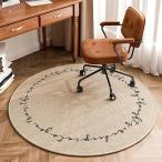 ゲーミングチェアマット チェアマット 床保護マット 円形 ラグ 大判 フローリングマット 滑り止め 静音 防音 防臭防滑 床の保護 無臭