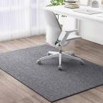 ゲーミングチェアマット デスクチェアマット カーペット 無地 長方形 足元マット 床保護 吸音 特大 滑り止めマット 傷防止マット 防カビ